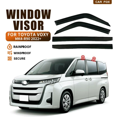 Suitable for Toyota Voxy Window Visor, Car Window Rain Shield, Sun Visor, Rain Eyebrow