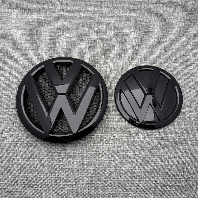 Suitable for Volkswagen Multivan 2010-2015 Kailuwei T5 Mid-Grid Tail Label Modified Black Warrior Car Logo