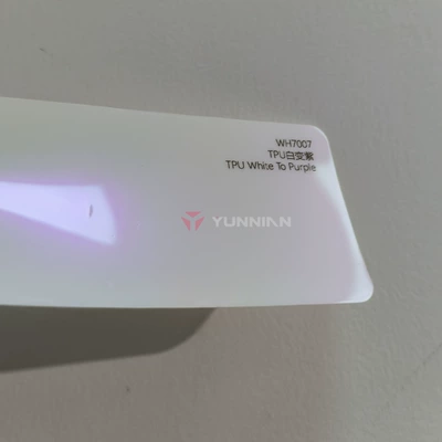 Auto Color Change Film to red, gold, blue, purple, car - tpu-turns-white-to-purple-15215m