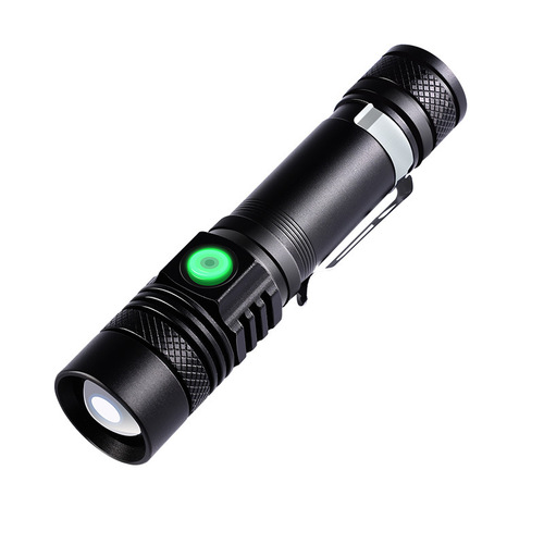 Spotlight Small Handheld Rechargeable Aluminum Flashlight Strong Light Rechargeable Flashlight Wholesale Outdoor Flashlight