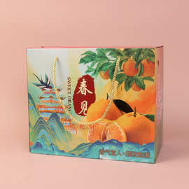 春见耙耙柑礼盒包装盒春节送礼高档手提礼品空盒柑橘丑橘水果纸箱