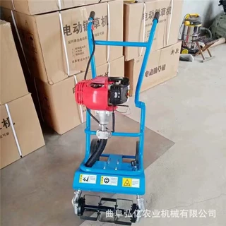 畅销汽油推车锄草机菜园地小型松土机老人手推汽油防缠草割草机