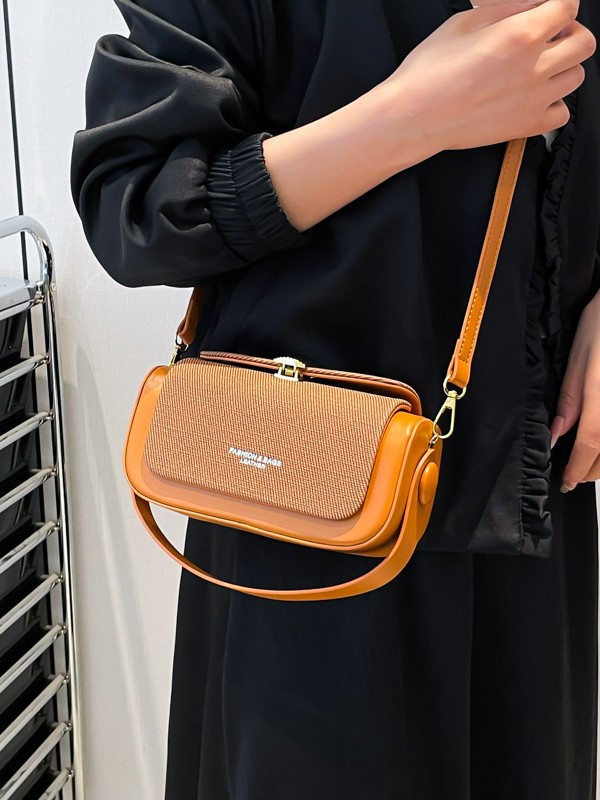 Bolso de moda bolso femenino estilo coreano tendencia transfronterizo pequeño cuadrado bolso 2025 nicho de alta gama a juego de color casual bandolera