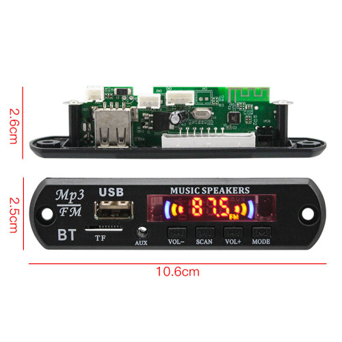 New Product 12V Bluetooth Lossless MP3 Decoder Board with Card Speaker Audio Decoder Accessory Bluetooth Module