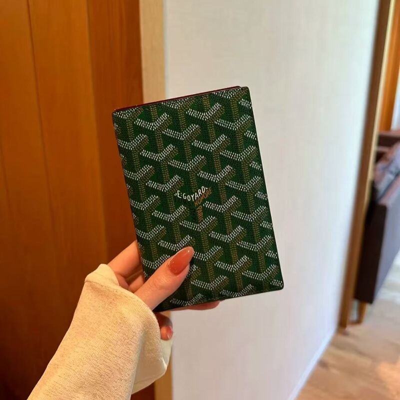 Goyard Fashion Printed Dog-Tooth Passport Holder Boarding Pass Foldable Card Holder Export Passport Bag Card Holder Protective Cover Goyard Fashion Printed Dog-Tooth Passport Holder Boarding Pass Foldable Card Holder Export Passport Bag Card Holder Protective Cover