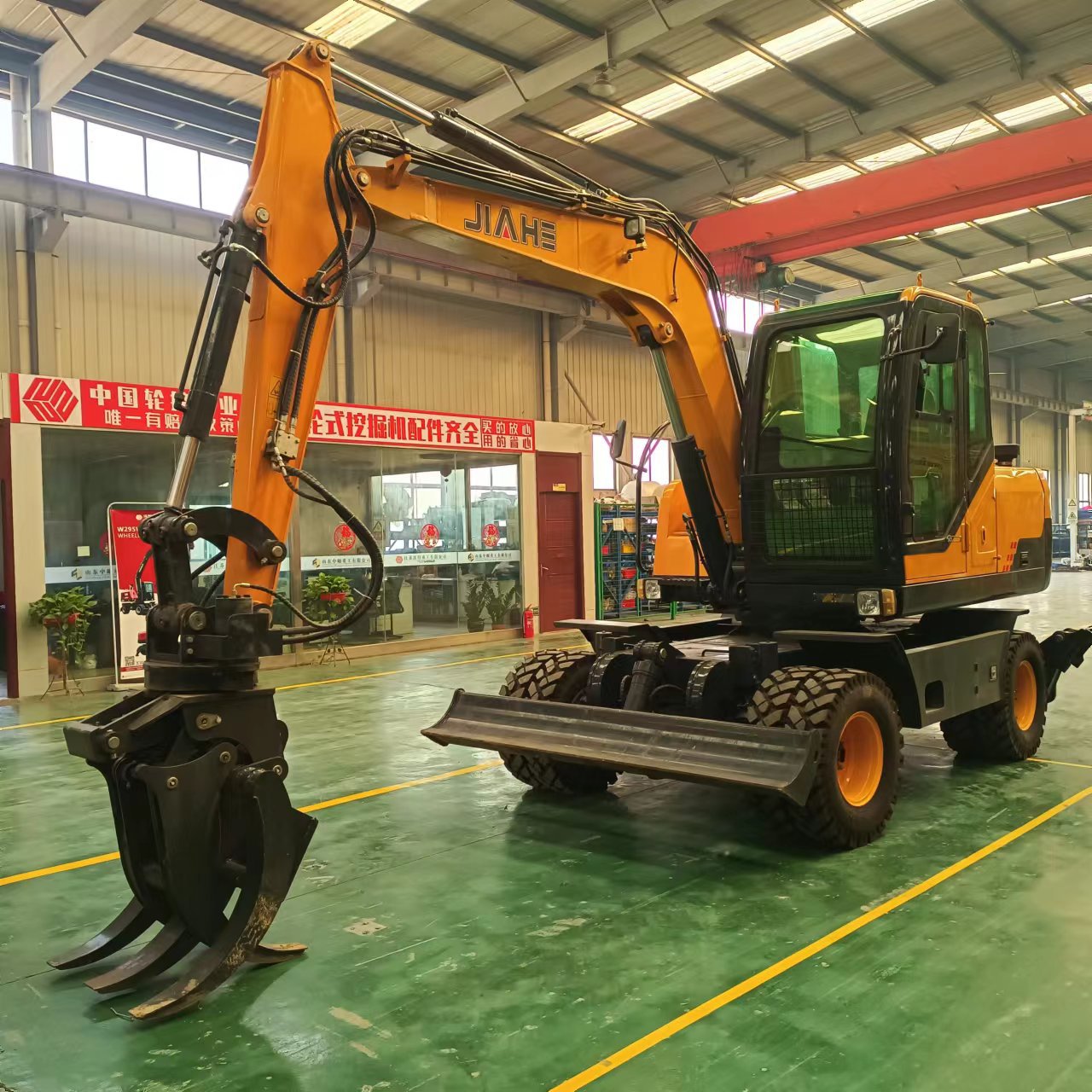 嘉禾抓木机 旋转装载机 抓秸秆 抓草捆 码垛机 夹甘蔗 抓废铁