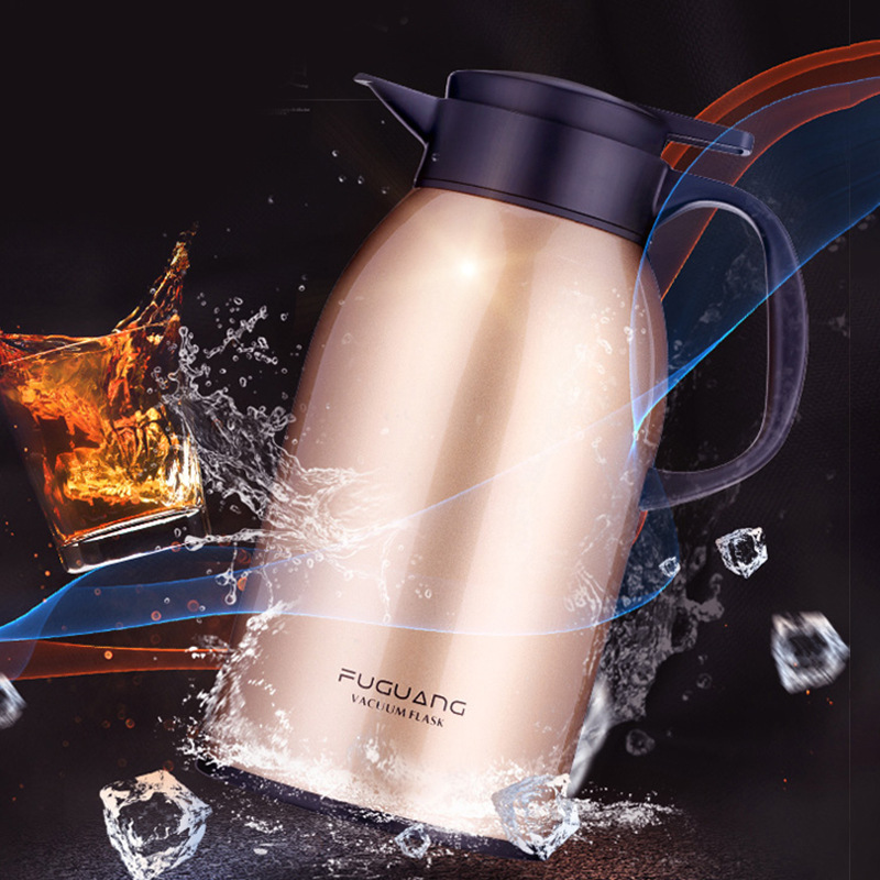 富光家用不锈钢保温水壶大容量车载便携大号保温瓶热水瓶开水瓶
