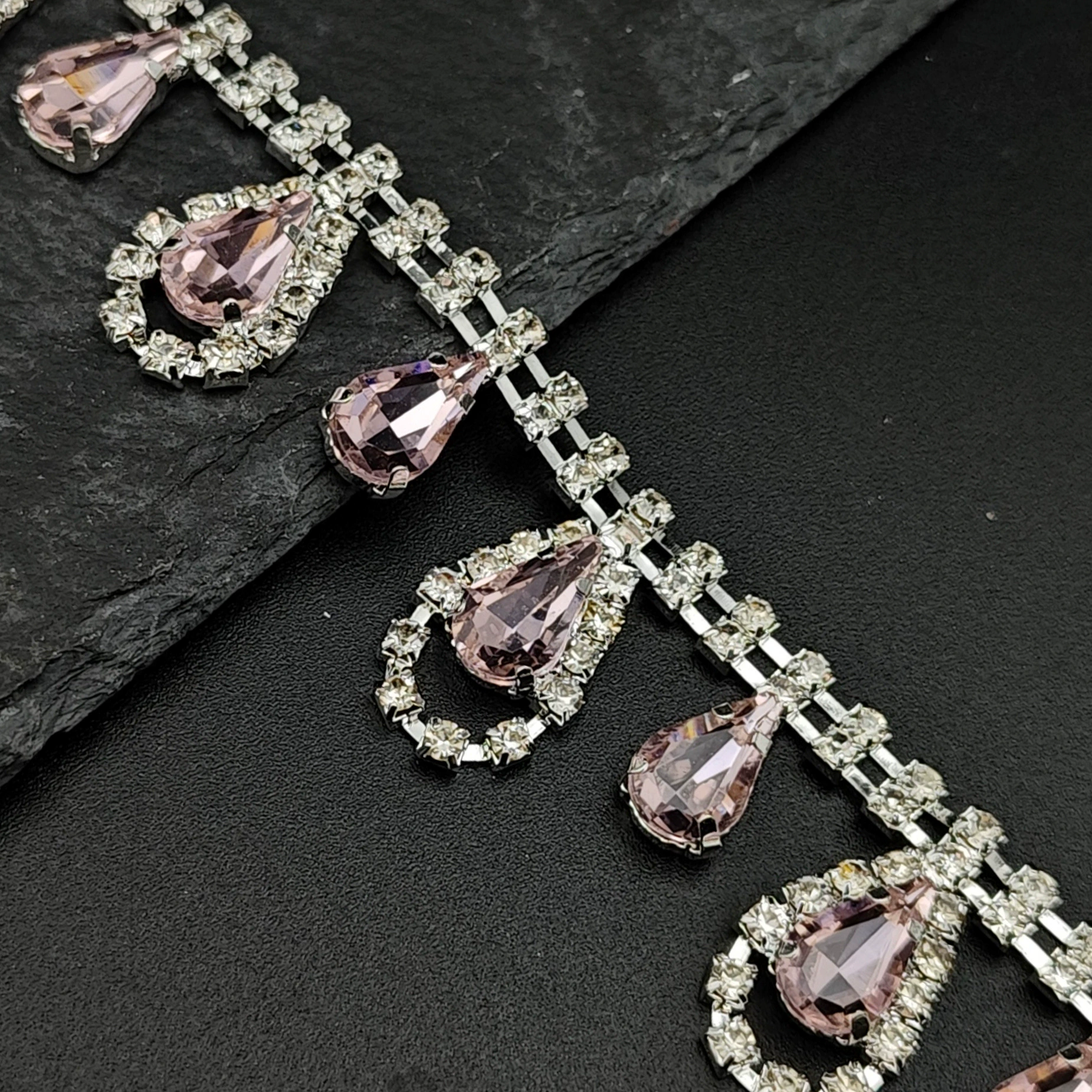 Accessory with tassels drop-shaped, chain, accessories, DIY