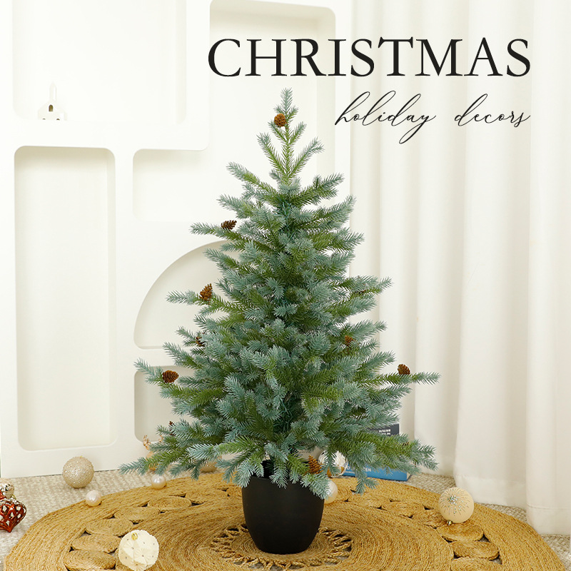 Amazon nuevo árbol de Navidad PE decoración doméstica decoración de ventanas decoración de Navidad atmósfera de Navidad diseño de escena