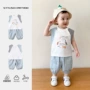 无袖新款婴幼儿夏款套装