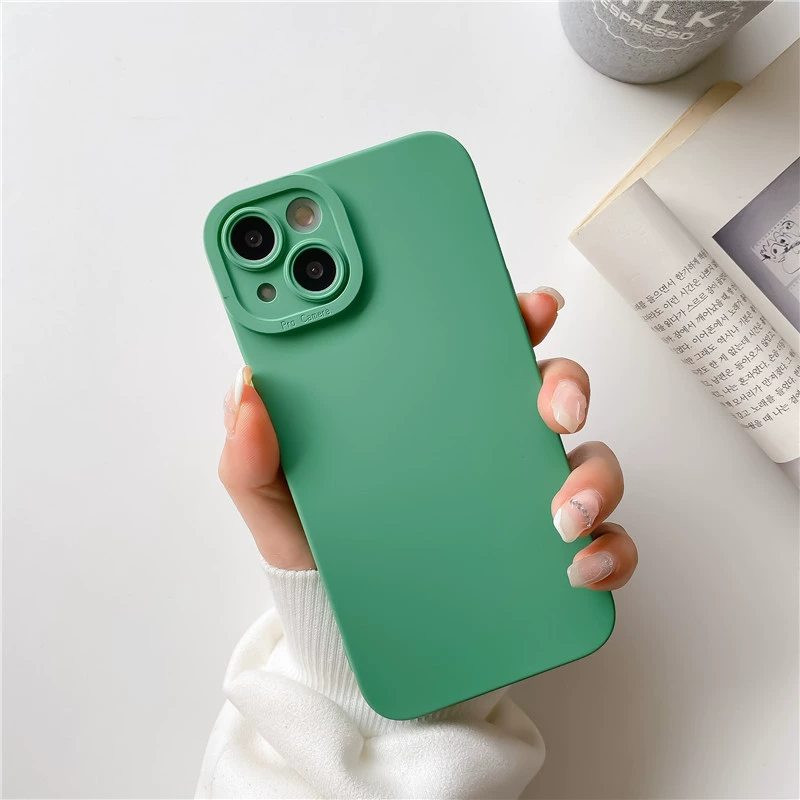 Apple, iPhone14, совместимый чехол для телефона, защитный чехол, силиконовый объектив, простой и элегантный дизайн, 13promax, 11