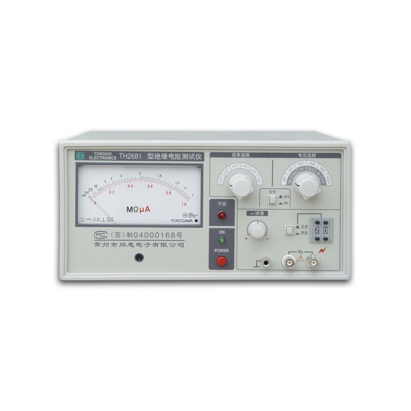 同惠(Tonghui)TH2681数字绝缘电阻仪指针显示兆欧表10V-500V