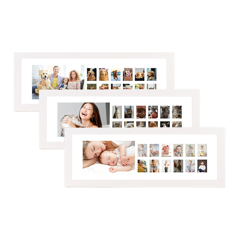 Children's Id Photo Campus Time Growth Record Photo Frame Baby Commemorative 13-Hole Registration Photo Frame Creative Ornaments