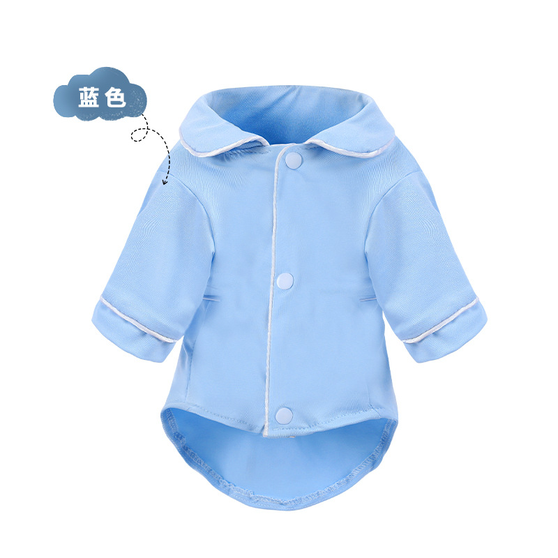 Ropa para mascotas Perro Gato Teddy Pomerania Bear Ropa de primavera y otoño Perro pequeño Pijamas franceses Productos para mascotas
