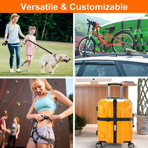Insert buckle straps Japanese buckle double-ended adjustable suitcase straps multi-functional straps pet collar traction rope