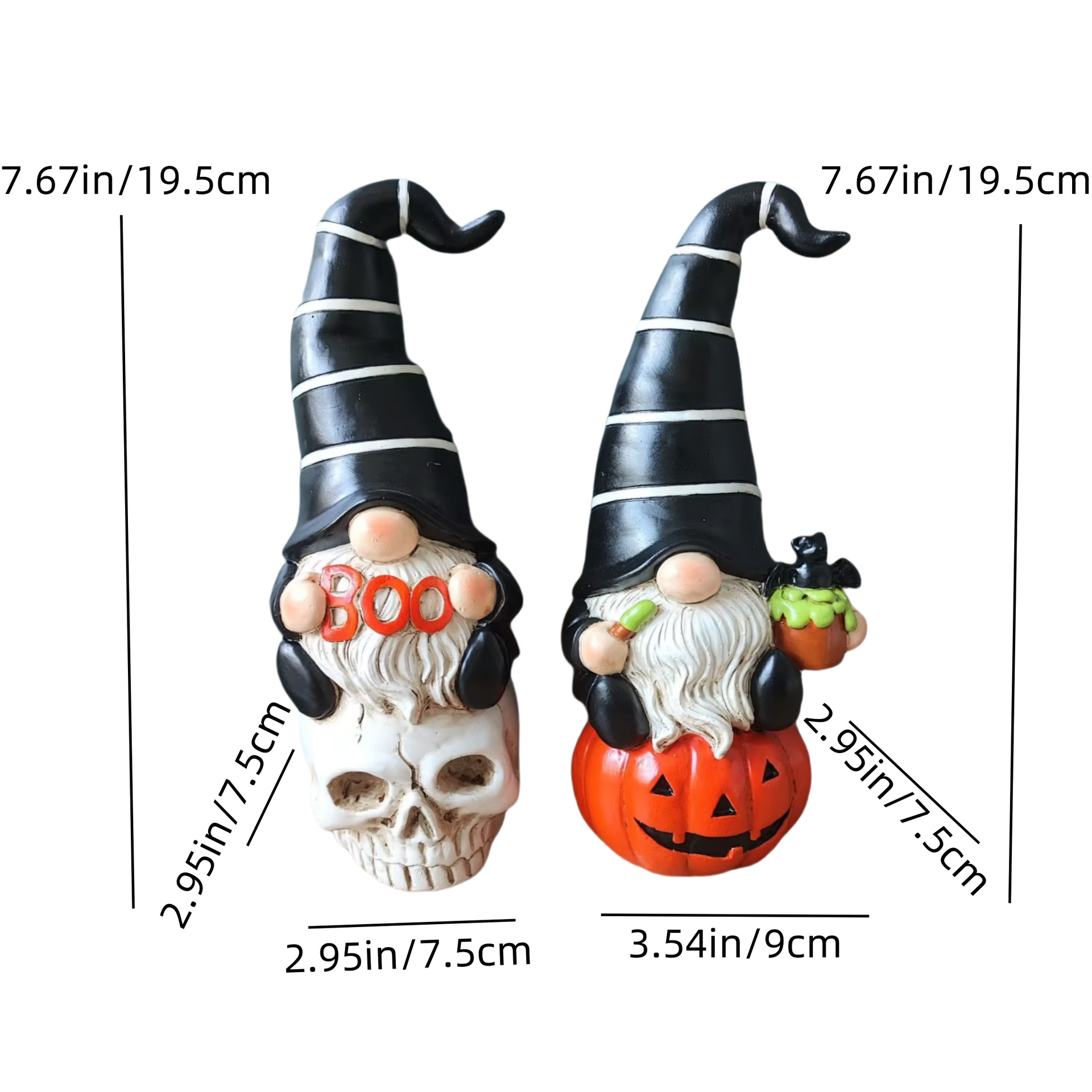 Halloween goblins cabeza calabaza decoración fiesta decoración resina transfronteriza Amazon mayorista