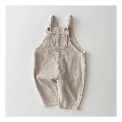Korean style children's clothing for infants and toddlers in spring and autumn new floral denim cute suspenders baby casual sports trousers