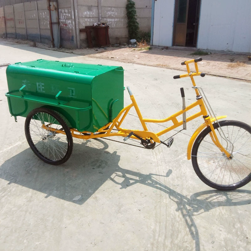 Steading sanitation garbage truck manufacturers dump three -wheeled compartment outdoor cleaning tricycle processing customization
