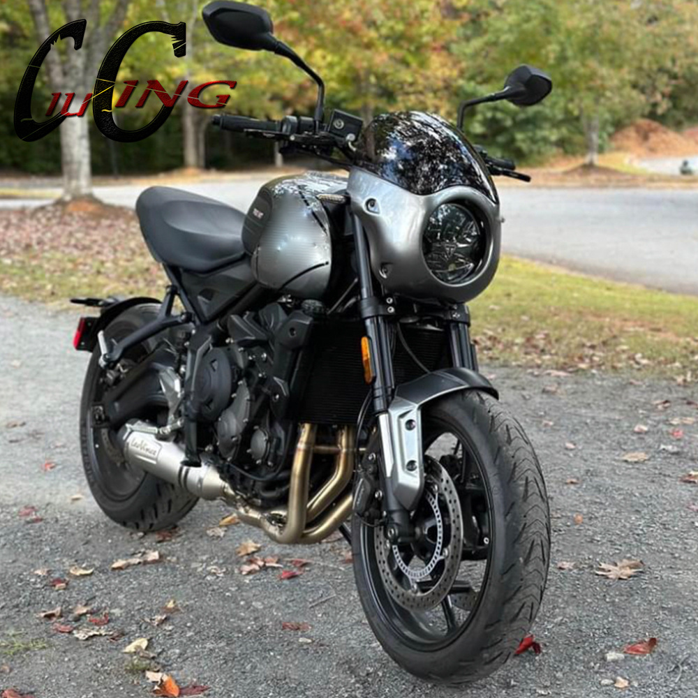 Suitable for Triumph Trident 660 Trident660 Pig Hood Front Windshield Fairing 2023 2024