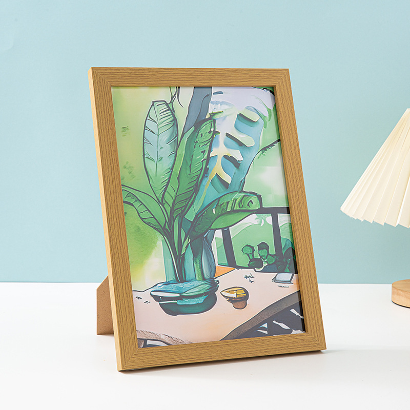 Empty Frame Sketch Poster Frame Black Picture Frame Self-Assembled Calligraphy and Painting Photo Puzzle Frame One Thousand Pieces Handmade