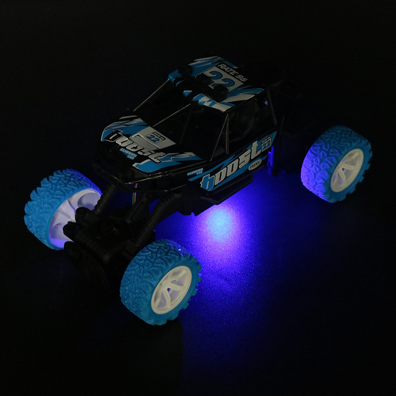 Control remoto de cuatro vías para niños modelo de simulación de coche de escalada vehículo todoterreno con luz eléctrica control remoto coche niño juguete al por mayor