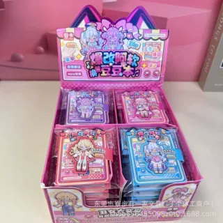 爆改阿软换装豆豆本趣味换装贴纸游戏本手工diy女孩儿童玩具贴画