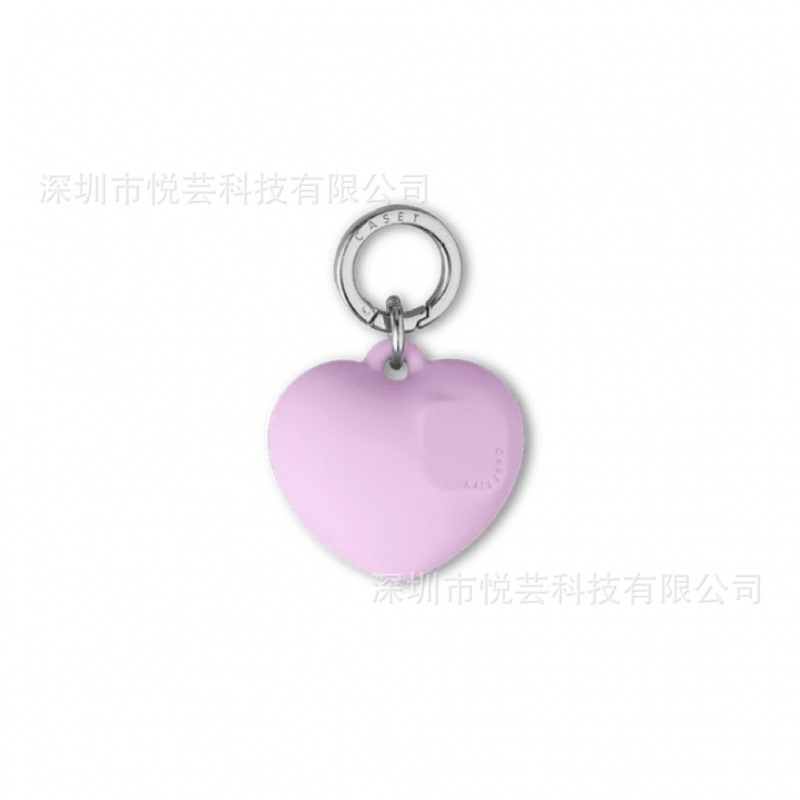 【短挂链】case新品童趣短链子嘭嘭爱心吊坠彩色适用于苹果手机壳|undefined
