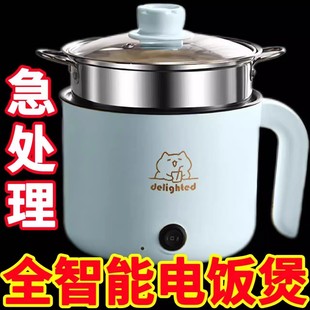 German Small Rice Cooker for 1 Person, 2 Small Mini Rice Cookers, Student Dormitory Small Electric Cooking Pot, Non-Stick Electric Hot Pot