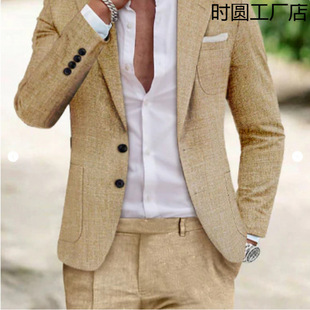 New Digital Printing Suit Suit Two-Piece Men's Large Size Suit Jacket Men's Suit