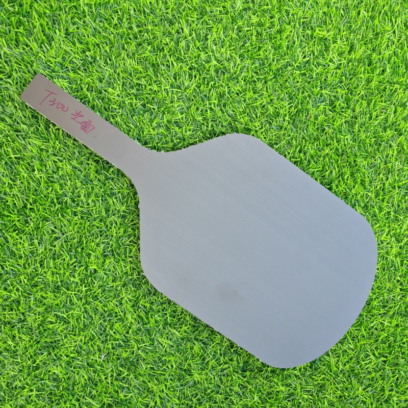 소스 공장 공급 냉간 압착 탄소 섬유 유리 섬유 3K 피크 라켓 반제품 PP 벌집 코어 피크 라켓