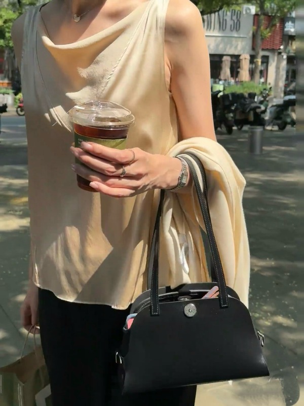 H家爱马si纯手工原厂皮奢侈品包包TablierSellier手提女包植鞣皮|undefined