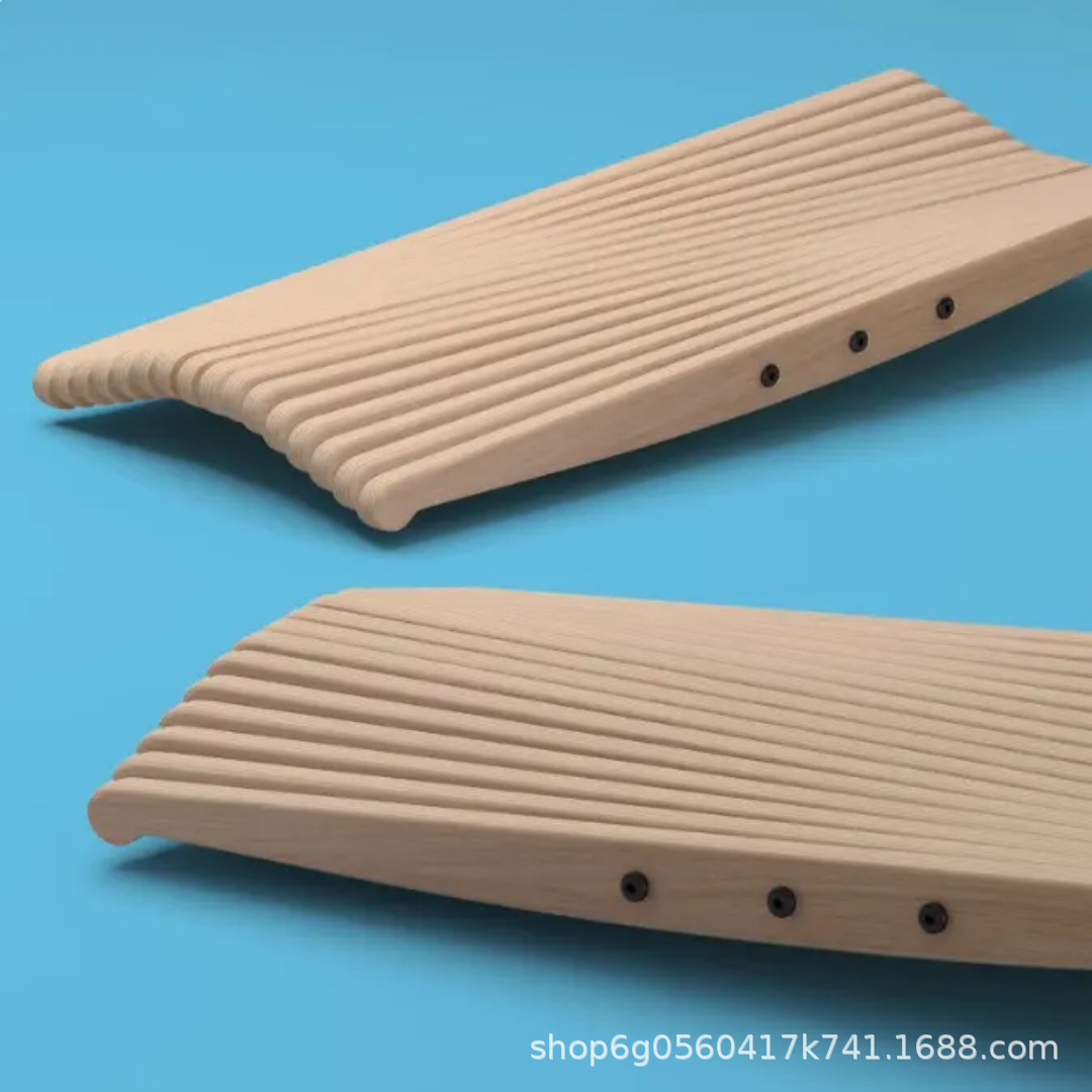 Wooden Foot Massager Office Balance Board Home Strength Training Standing Fitness Equipment Decompression Training Board