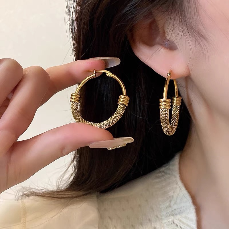 trend geometric fashionable design creative earrings