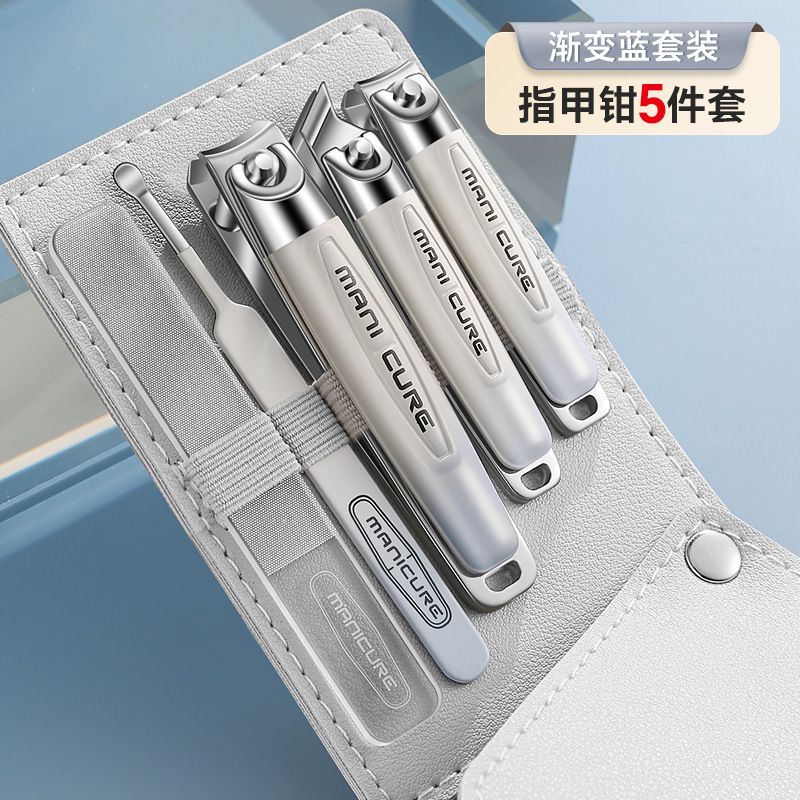 Kit portátil de manicure 10 pedicure set amazon nail clipper cuidado de acero inoxidable nail clipper set