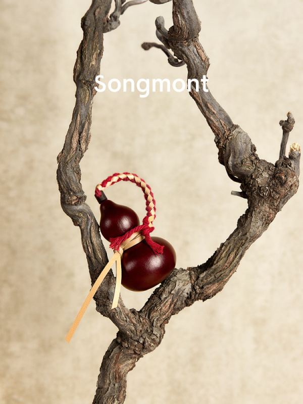 Songmont山下有松聚气葫包包挂件配饰复古国风设计师新款葫芦挂饰|undefined