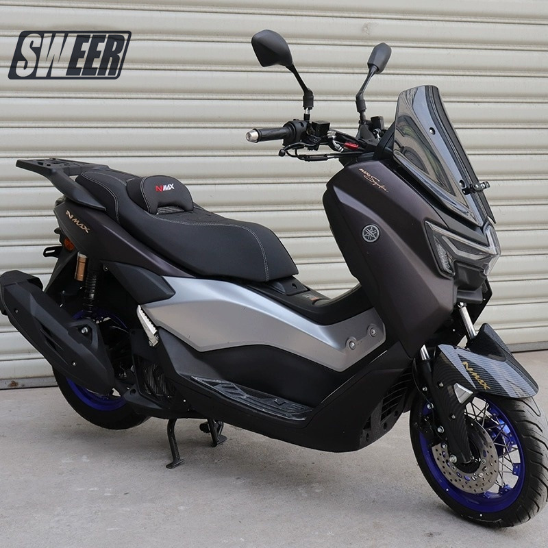 Suitable for 25-26 Models of Yamaha Nmax155V3 Modified Seat Cushion with Lumbar Support, Waterproof Seat Cover, Non-Destructive Installation Assembly