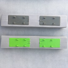 宽口胶棉拖把头28cm保湿胶棉拖把配件 对折挤水海绵拖把头