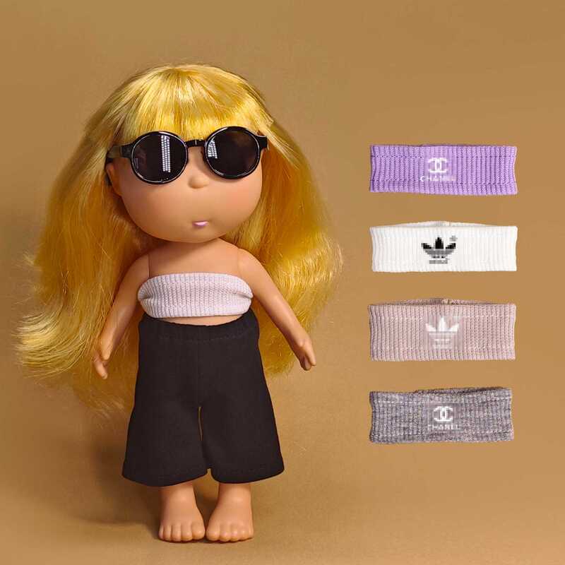 New Spanish Potato Mia Vest Set, Simple and Comfortable Casual Three-Piece Set, Doll Accessories, Dress-Up Doll Clothes