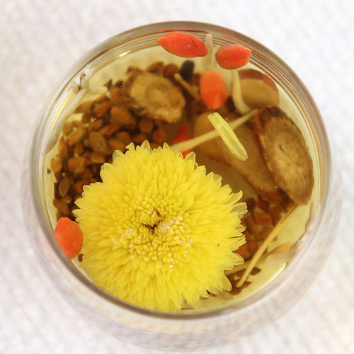 Chrysanthemum Cassia Tea, Burdock Tea, honeysuckle goji berry tea, manufacturer's mixed herbal tea for night owls to delegate distribution