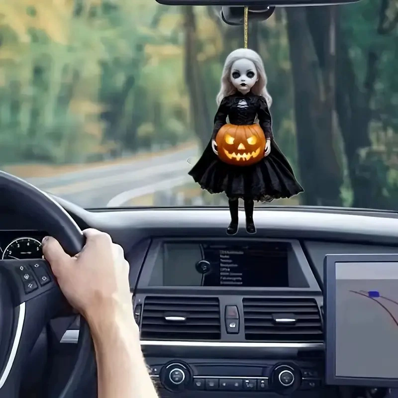 Хэллоуин новый 2d праздничный декоративный подвеска трансграничный акрилный плоский автомобильный подвеска для домашней вечеринки подвеска