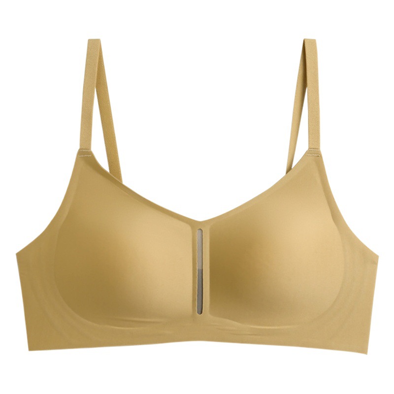 Ropa interior sin costuras japonesa pecho grande delgado y pecho pequeño pecho anti-flacidez Sujetador deportivo inalámbrico 1007
