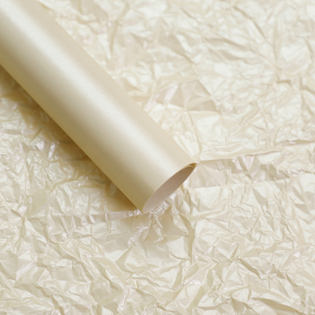 38 gramos de papel de pearl-gloss Sydney papel frotado a mano florista ramo de regalos de papel plegable papel de embalaje impermeable al por mayor
