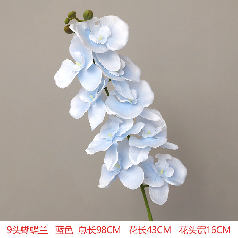 蓝色系仿真花婚礼婚庆场地场景布置道具装饰花艺花材花束假花批发|undefined