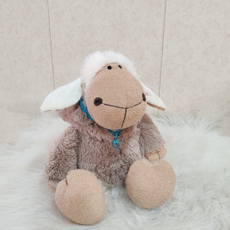 Comercio exterior lobo oveja muñeca camuflaje lobo juguete de peluche oveja dormida muñeca de trapo infantil con piel de oveja regalo de muñeca de lobo