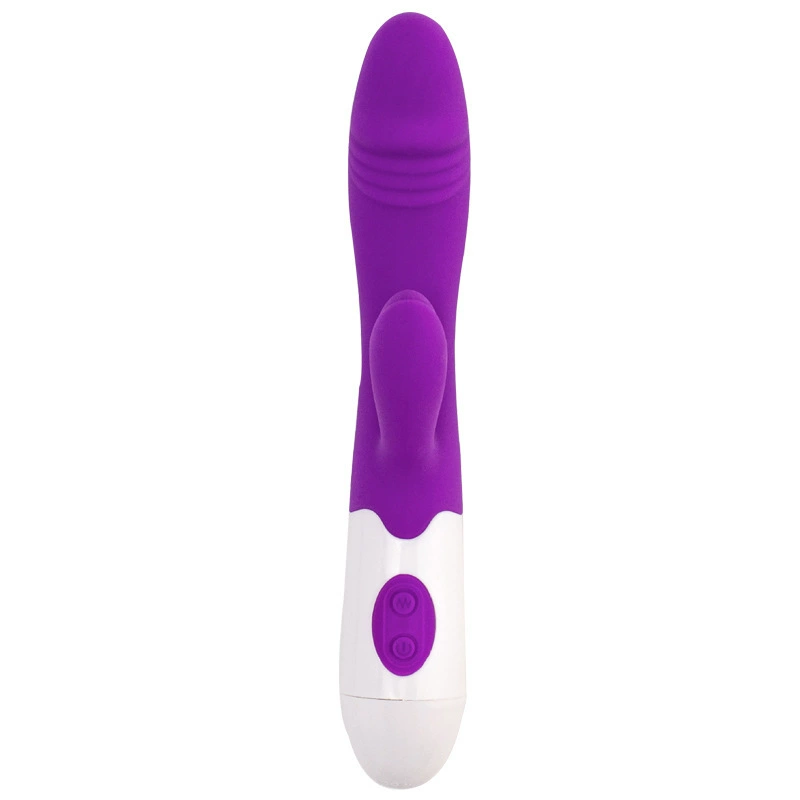 Silicone Rabbit Vibrator, Multi-frequency, Rechargeable or Battery Power, Various Colors