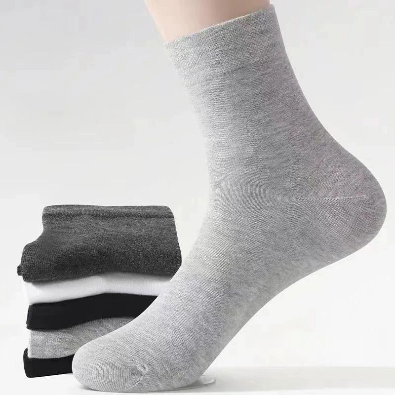 Одноразовые носки для лодыжки, 100 пар, унисекс, один размер, assorted черный белый серый