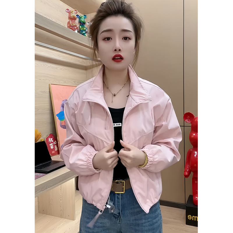 2025秋冬外套冲锋衣短款休闲百搭小个子时尚女士夹克外套女A6125|undefined