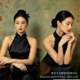 主题影楼拍照挂脖礼服