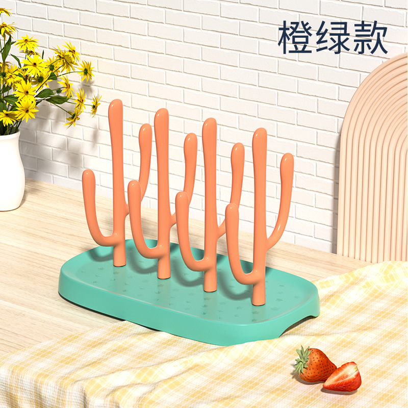 주황색-녹색 배수 랙