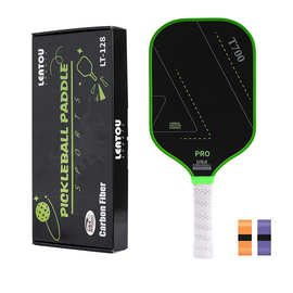 匹克球拍T700碳纤维磨砂粗糙面静音手胶彩盒套装比赛Pickleball